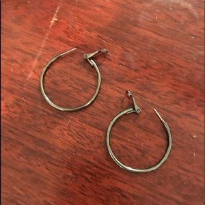 Gunmetal hoops